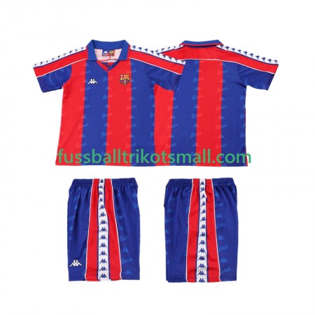 Fußballtrikots FC Barcelona 1992 1995 Retro Kinder Kurzarm Heimtrikotsatz kaufen